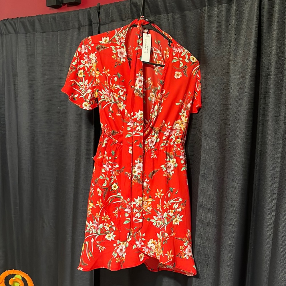 Red dress size medium